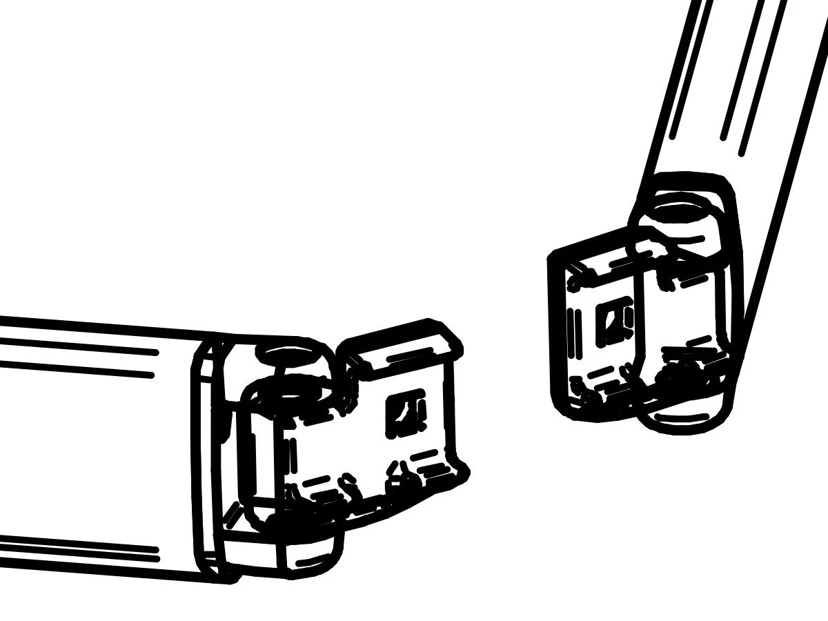 Thule Omnistor Knikarmbevestiging Voorlijst 5003 4 Thule Omnistor Knikarmbevestiging Voorlijst 5003 - Afbeelding 2