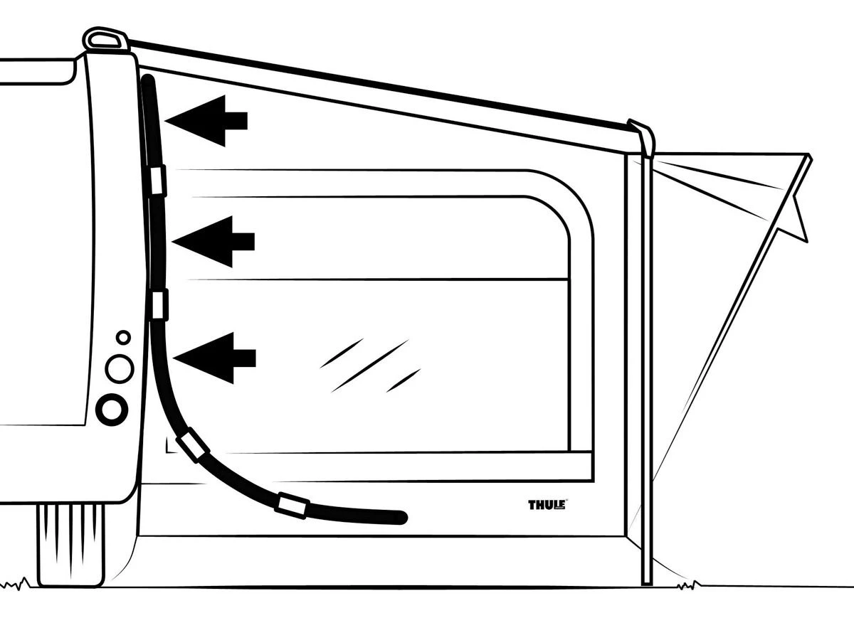 Thule Side Tensioning Kit Aandrukstangen 5 Thule Side Tensioning Kit Aandrukstangen - Afbeelding 3