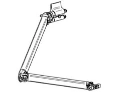 Thule Omnistor Knikarm Rechts 4900 300-350 -Thule 566588 566588 images main thule omnistor knikarm rechts 4900 ecommerce