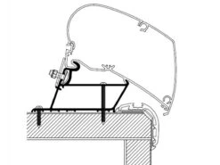 Thule Carthago Malibu / Fendt ≥ 2023 450 Cm Roof Adapter