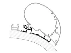 Thule Omnistor Carthago Chic Adapter Serie 6 Adapter 350 Cm