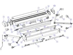 Thule Omnistor Set Binnenkappen & Opdraaimechanisme 6300 Antraciet 5 Thule Omnistor Set Binnenkappen & Opdraaimechanisme 6300 Antraciet -Thule thule omnistor 6300 spare parts 3 ecommerce 2