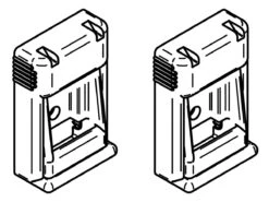 Thule Omnistor Set Wandhouders Zwart 5 Thule Omnistor Set Wandhouders Zwart -Thule thule omnistor set wandhouders ecommerce 1