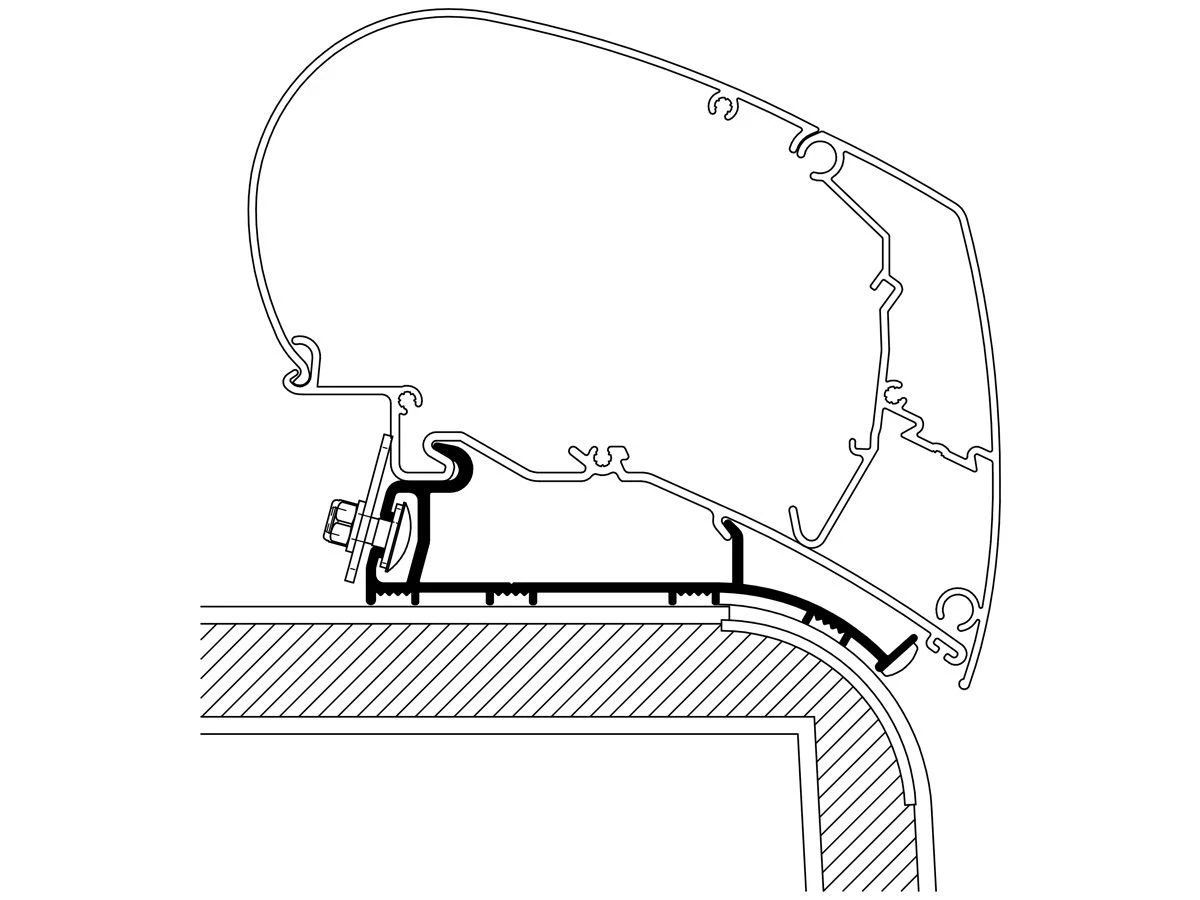 Thule Roof Adapter Hymer 2013 350 Cm 3 Thule Roof Adapter Hymer 2013 350 Cm