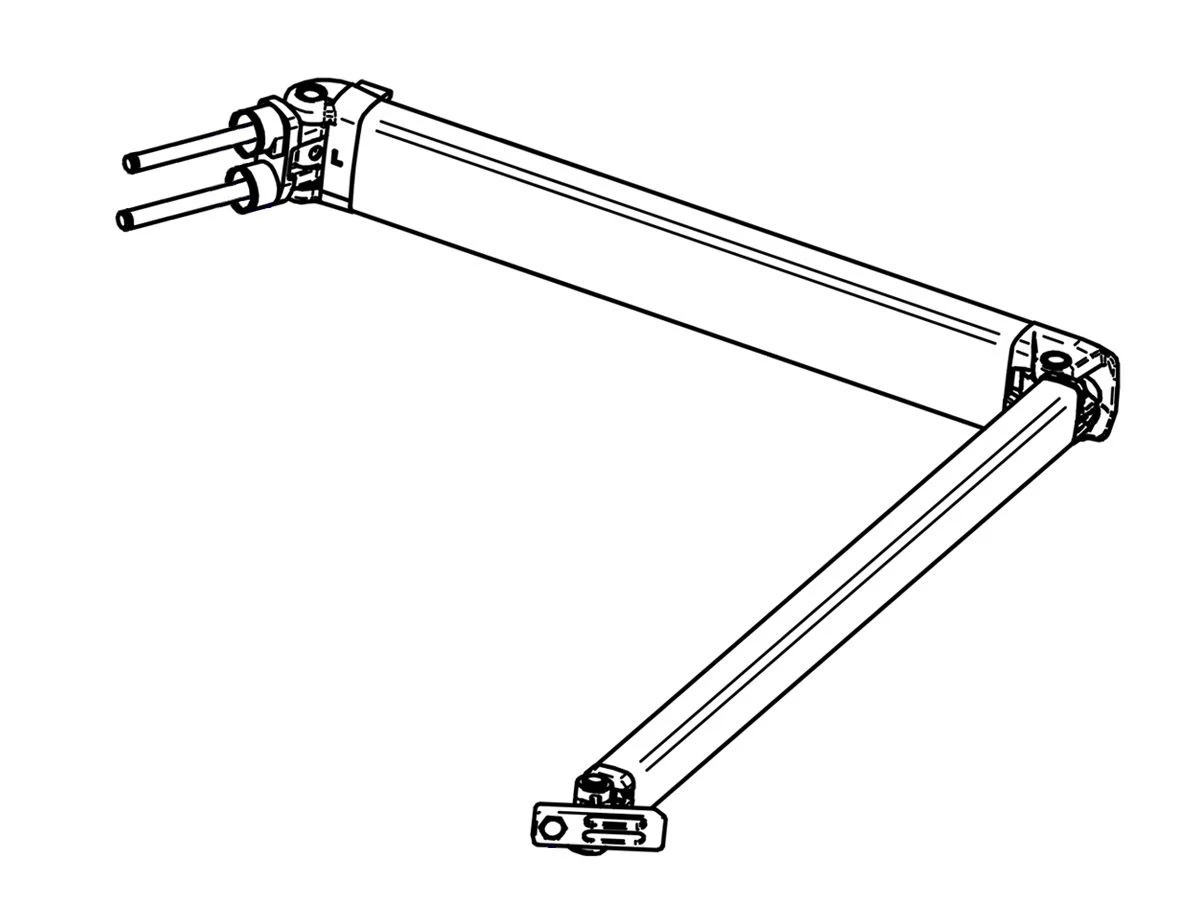 Tweedekans Thule Omnistor Knikarm Links 5200/6300 300-500 3 Tweedekans Thule Omnistor Knikarm Links 5200/6300 300-500